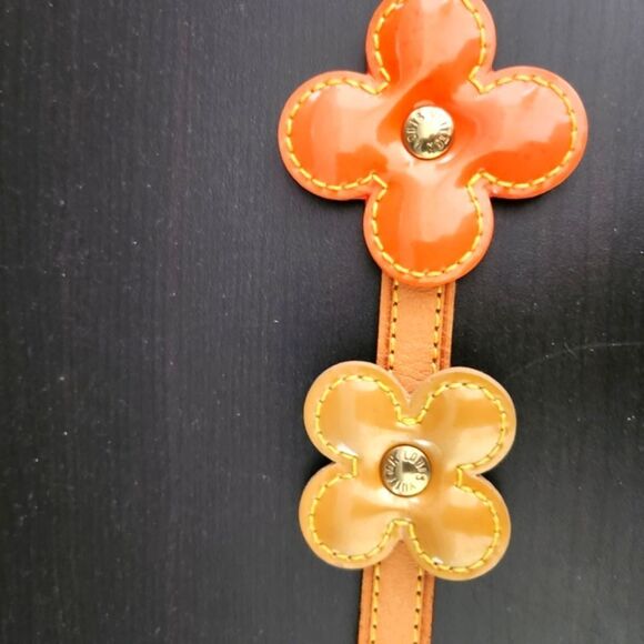 Authebtic Louis Vuitton Vernis Fleur Double Wrap Bracelet Cojer - Picture 6 of 13